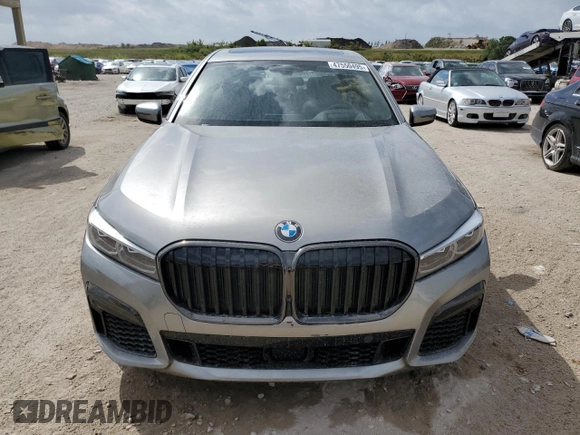 2021 BMW 7 Series 750i xDrive with VIN WBA7U2C07MCE92993, listed as a Copart auction lot 47550495 with 34,985 mi miles and Non repairable. Bid and sale history available at DreamBid. Image 5.