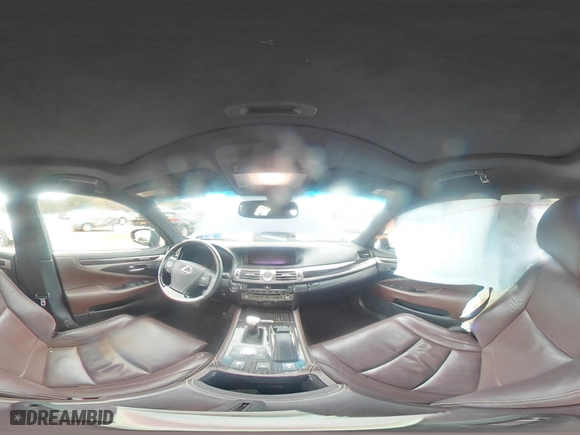2017 Lexus LS with VIN JTHBL5EF7H5144569, listed as a Copart auction lot 85441974 with 93,109 mi miles and Salvage Title. Bid and sale history available at carsss.com. Image 12.