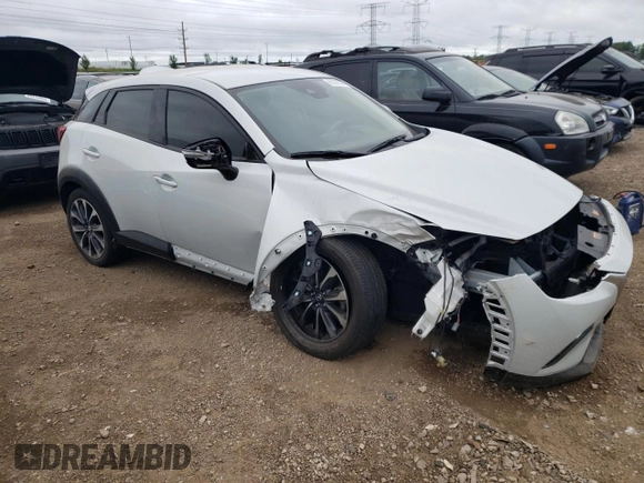 2019 Mazda CX-3 Touring with VIN JM1DKFC75K0430357, listed as a Copart auction lot 66206334 with 22,684 mi miles and Salvage Title. Bid and sale history available at DreamBid. Image 4.