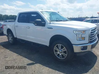 2015 Ford F-150 XLT with VIN 1FTEW1EFXFKD32631, listed as a IAAI auction lot 42454554 with 162,104 mi miles and . Bid and sale history available at DreamBid. Image 1.
