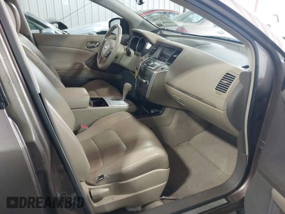 2012 Nissan Murano SV with VIN JN8AZ1MW9CW229619, listed as a IAAI auction lot 41943400 with 124,198 mi miles and . Bid and sale history available at carsss.com. Image 5.