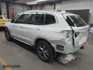 2022 BMW X3 sDrive30i with VIN 5UX43DP0XN9K11388, listed as a IAAI auction lot 41763170 with 45,782 mi miles. Bid and sale history available at carsss.com. Image 3.