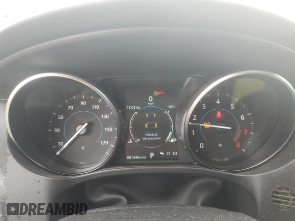 2018 Jaguar F-PACE 30t Premium with VIN SADCJ2GX4JA236479, listed as a Copart auction lot 85607154 with 81,446 mi miles and Salvage Title. Bid and sale history available at carsss.com. Image 9.