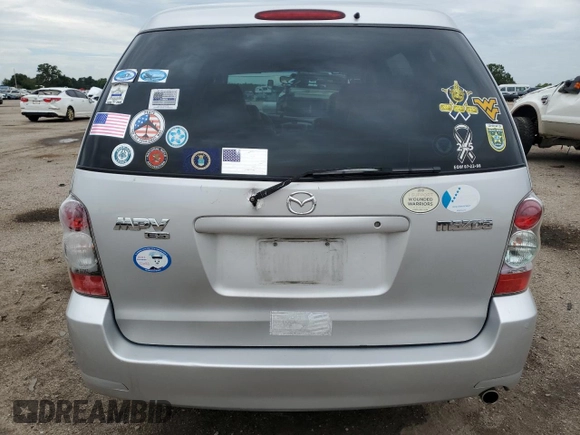 2004 Mazda MPV ES z VIN JM3LW28J240519116, wystawiony jako Copart lot #58103714 z przebiegiem 227 151 mil mil oraz Szkoda całkowita • Salvage title. Historia ofert i sprzedaży dostępna na DreamBid. Obrazek 6.