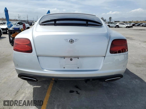 2012 Bentley Continental GT with VIN SCBFR7ZA2CC073607, listed as a Copart auction lot 56768995 with 54,966 mi miles and Salvage Title. Bid and sale history available at DreamBid. Image 6.