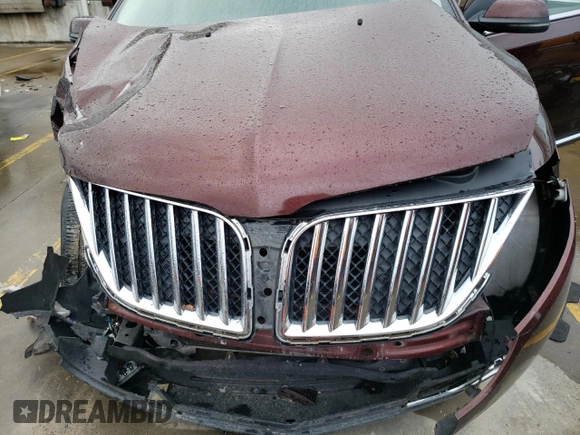 2012 Lincoln MKX with VIN 2LMDJ6JK2CBL18934, listed as a Copart auction lot 86806504 with 83,228 mi miles and Salvage Title. Bid and sale history available at carsss.com. Image 13.