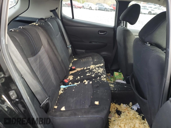 2019 Nissan LEAF SV with VIN 1N4AZ1CP0KC321651, listed as a Copart auction lot 49862805 with 46,771 mi miles and Salvage title. Bid and sale history available at DreamBid. Image 10.