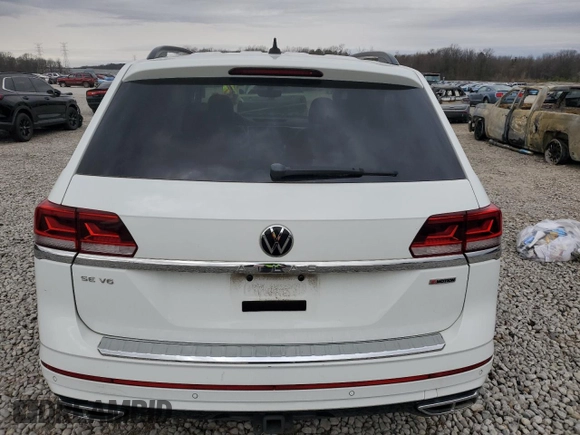 2021 Volkswagen Atlas SE with VIN 1V2RR2CA7MC594764, listed as a Copart auction lot 48194935 with 88,122 mi miles and Salvage title. Bid and sale history available at DreamBid. Image 6.