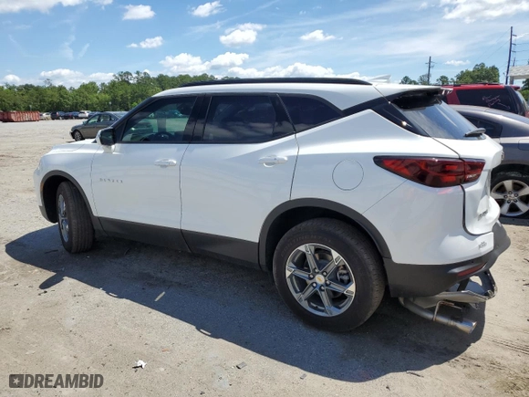 2024 Chevrolet Blazer LT with VIN 3GNKBDRS2RS163406, listed as a Copart auction lot 55700904 with 6,865 mi miles and Salvage Title. Bid and sale history available at carsss.com. Image 2.