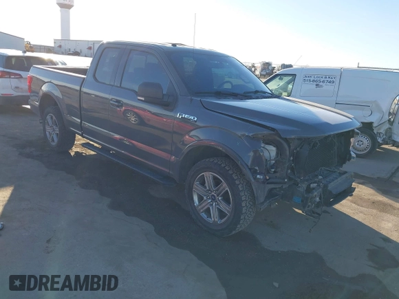 2018 Ford F-150 XL with VIN 1FTFX1EGXJFE49363, listed as a IAAI auction lot 41686737 with 78,889 mi miles and . Bid and sale history available at DreamBid. Image 1.