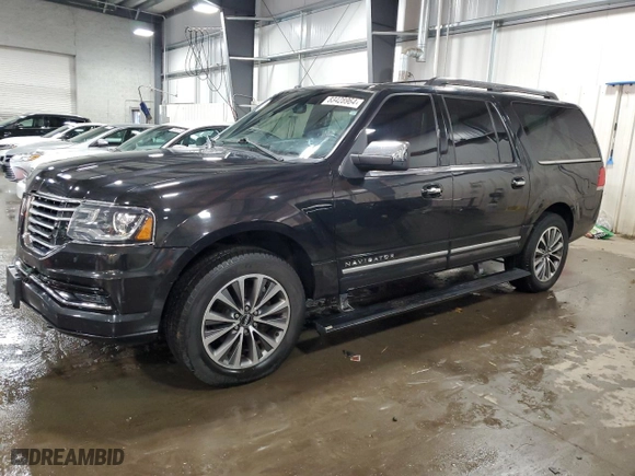2015 Lincoln Navigator L with VIN 5LMJJ3JT6FEJ03617, listed as a Copart auction lot 83428964 with 162,685 mi miles and Salvage Title. Bid and sale history available at carsss.com. Image 1.