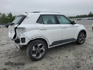2021 Hyundai Venue SEL with VIN KMHRC8A32MU085231, listed as a Copart auction lot 58205545 with 41,105 mi miles and Salvage title. Bid and sale history available at DreamBid. Image 3.
