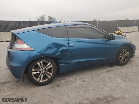 2011 Honda CR-Z EX with VIN JHMZF1C66BS014535, listed as a Copart auction lot 50511255 with 157,427 mi miles and Salvage Title. Bid and sale history available at carsss.com. Image 3.