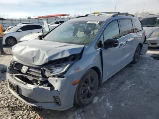 2024 Honda Odyssey Sport with VIN 5FNRL6H7XRB041866, listed as a Copart auction lot 42569215 with 12,393 mi miles and Salvage Title. Bid and sale history available at DreamBid. Image 1.