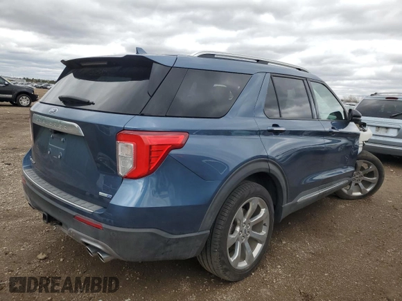 2020 Ford Explorer Platinum with VIN 1FM5K8HC3LGA07125, listed as a Copart auction lot 53903915 with 67,469 mi miles and Salvage title. Bid and sale history available at DreamBid. Image 3.