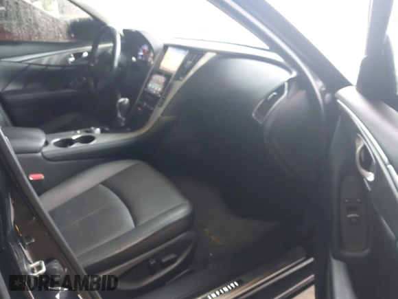 2015 Infiniti Q50 with VIN JN1BV7AP1FM342558, listed as a IAAI auction lot 42729484 with 142,235 mi miles and . Bid and sale history available at DreamBid. Image 5.