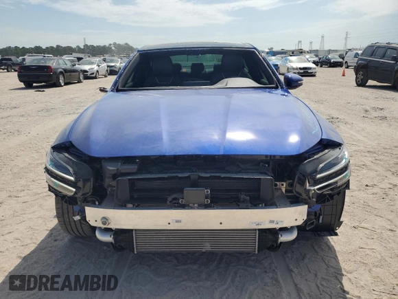 2023 Genesis G70 2.0T with VIN KMTG34TA9PU112334, listed as a Copart auction lot 67105774 with 8,369 mi miles and Salvage Title. Bid and sale history available at carsss.com. Image 5.