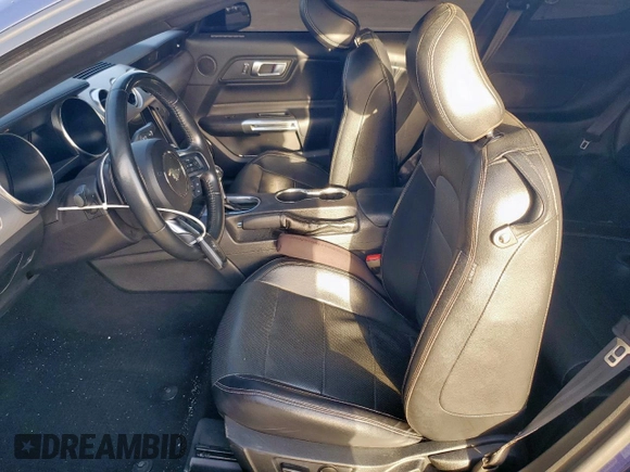 2020 Ford Mustang GT with VIN 1FA6P8CF0L5130233, listed as a Copart auction lot 57166475 with 75,523 mi miles and Salvage title. Bid and sale history available at DreamBid. Image 7.