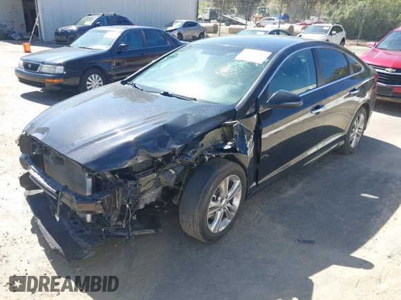 2018 Hyundai Sonata SEL with VIN 5NPE34AF1JH656235, listed as a IAAI auction lot 41836207 with 91,376 mi miles and . Bid and sale history available at DreamBid. Image 2.