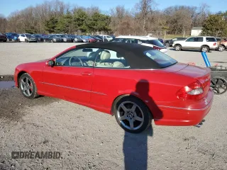 2006 Mercedes-Benz CLK 500 with VIN WDBTK75G06T070481, listed as a Copart auction lot 80626804 with 113,385 mi miles and Salvage Title. Bid and sale history available at DreamBid. Image 2.