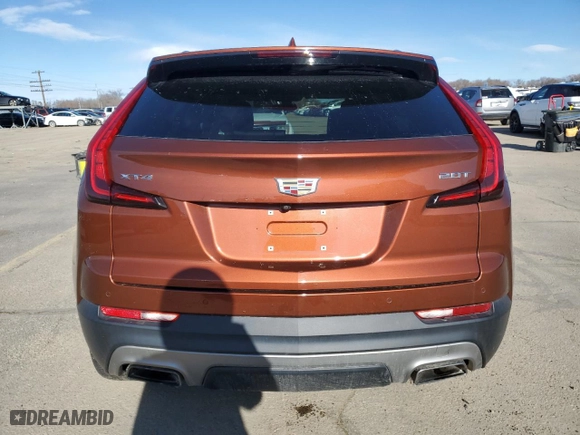 2019 Cadillac XT4 FWD Premium Luxury with VIN 1GYFZCR44KF110874, listed as a Copart auction lot 49731235 with 46,338 mi miles and Salvage Title. Bid and sale history available at carsss.com. Image 6.