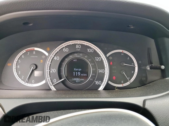 2013 Honda Accord Touring with VIN 1HGCR3F94DA048502, listed as a Copart auction lot 56619655 with 148,084 mi miles and Salvage title. Bid and sale history available at DreamBid. Image 9.