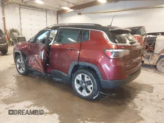 2021 Jeep Compass Limited with VIN 3C4NJDCB8MT503467, listed as a IAAI auction lot 41343230 with 30,321 mi miles and . Bid and sale history available at carsss.com. Image 3.