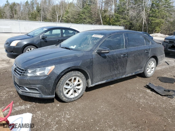 2018 Volkswagen Passat 2.0T S with VIN 1VWAA7A36JC035805, listed as a Copart auction lot 50832415 with 213,750 mi miles and Salvage Title. Bid and sale history available at carsss.com. Image 1.