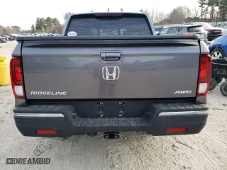 2020 Honda Ridgeline RTL-E with VIN 5FPYK3F72LB003269, listed as a Copart auction lot 49004155 with 34,793 mi miles and Salvage Title. Bid and sale history available at carsss.com. Image 6.