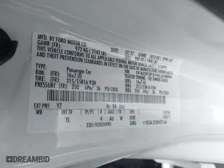 2017 Ford Focus SE with VIN 1FADP3F21HL234669, listed as a IAAI auction lot 42040873 with 44,117 mi miles. Bid and sale history available at carsss.com. Image 9.