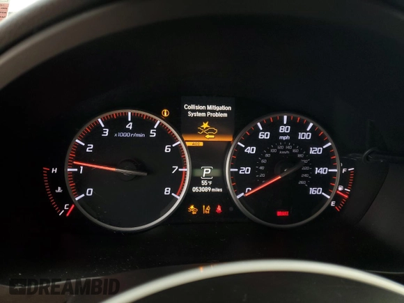 2020 Acura ILX w/Premium/A-SPEC Pkg with VIN 19UDE2F83LA006726, listed as a Copart auction lot 88678415 with 53,089 mi miles and Clean Title. Bid and sale history available at carsss.com. Image 9.