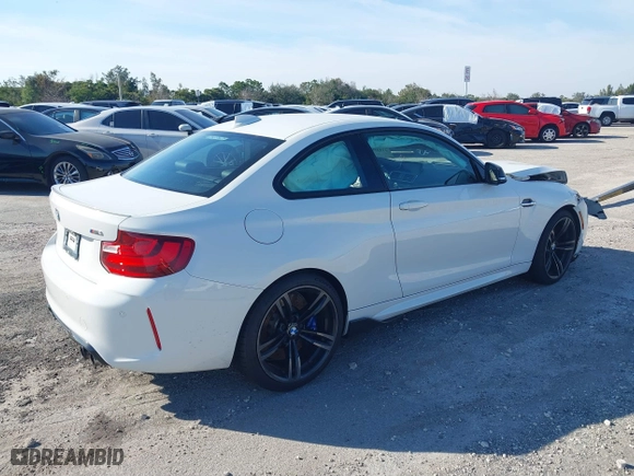 2017 BMW M2 with VIN WBS1H9C55HV886803, listed as a IAAI auction lot 41241081 with 37,874 mi miles. Bid and sale history available at carsss.com. Image 4.
