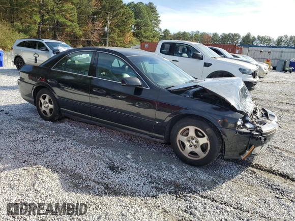 2001 Lincoln LS Luxury with VIN 1LNHM86S71Y623659, listed as a Copart auction lot 82634614 with 112,611 mi miles and Salvage Title. Bid and sale history available at DreamBid. Image 4.