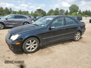 2007 Mercedes-Benz C 280 Luxury with VIN WDBRF92H67F916510, listed as a Copart auction lot 59856775 with 191,550 mi miles and Salvage title. Bid and sale history available at DreamBid. Image 1.