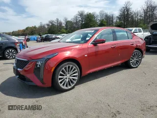 2025 Cadillac CT5 Premium Luxury с VIN 1G6DS5RKXS0109892, выставлен на аукционе Copart как лот 61814765 с пробегом 1 403 миль миль и Списание • Salvage title. История ставок и продаж доступна на DreamBid. Изображение 1.