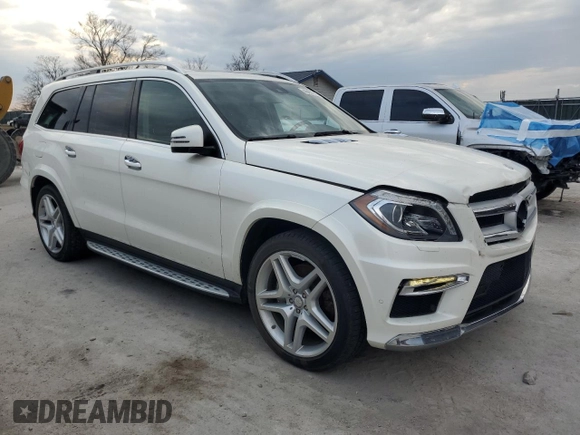 2013 Mercedes-Benz GL-Class GL 550 with VIN 4JGDF7DEXDA262716, listed as a Copart auction lot 46491745 with 168,007 mi miles and Salvage Title. Bid and sale history available at carsss.com. Image 4.
