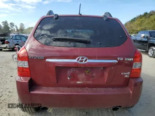 2006 Hyundai Tucson GLS with VIN KM8JN72D86U375517, listed as a Copart auction lot 77829324 with 191,899 mi miles and Salvage Title. Bid and sale history available at carsss.com. Image 6.