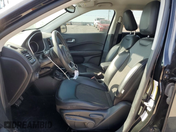 2021 Jeep Compass Altitude with VIN 3C4NJDBB5MT589662, listed as a Copart auction lot 52500255 with Not provided miles and Salvage title. Bid and sale history available at DreamBid. Image 7.
