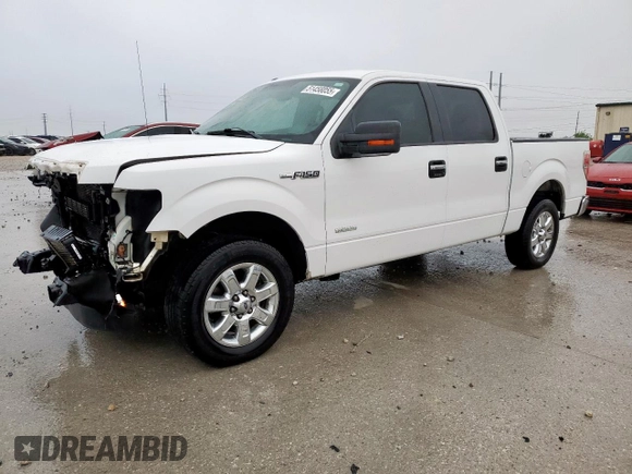 2014 Ford F-150 XL with VIN 1FTFW1CT5EKE89639, listed as a Copart auction lot 51458055 with 193,508 mi miles and Salvage Title. Bid and sale history available at DreamBid. Image 1.