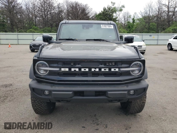 2023 Ford Bronco with VIN 1FMDE5DH0PLB09207, listed as a Copart auction lot 51827984 with 19,766 mi miles and Salvage Title. Bid and sale history available at carsss.com. Image 5.