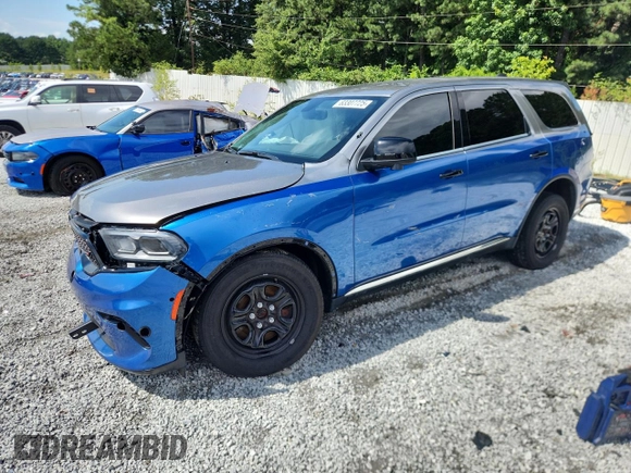 2022 Dodge Durango Pursuit with VIN 1C4SDJFTXNC195325, listed as a Copart auction lot 63307725 with Not provided miles and Salvage title. Bid and sale history available at DreamBid. Image 1.