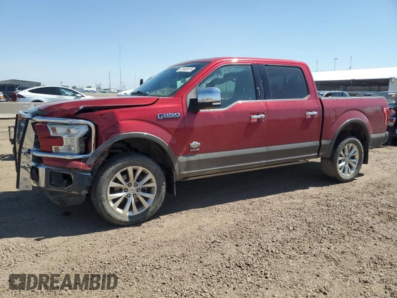 2016 Ford F-150 XLT with VIN 1FTEW1EG0GFA63655, listed as a Copart auction lot 61683815 with 113,952 mi miles and Salvage title. Bid and sale history available at DreamBid. Image 1.