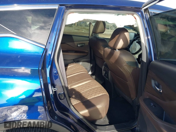 2023 Nissan Murano Platinum with VIN 5N1AZ2DS8PC102524, listed as a IAAI auction lot 41196367 with 21,118 mi miles. Bid and sale history available at carsss.com. Image 8.