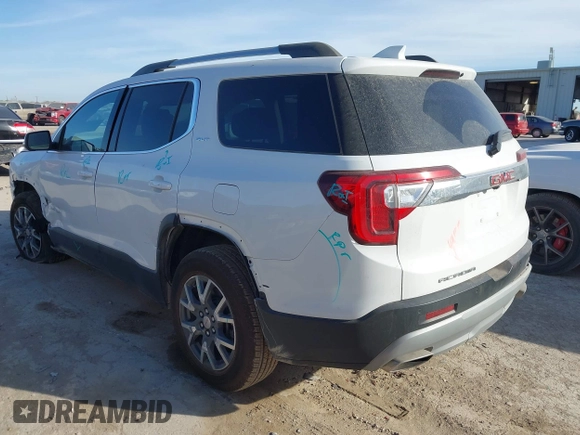 2023 GMC Acadia SLT with VIN 1GKKNML47PZ168955, listed as a IAAI auction lot 41808713 with 54,008 mi miles and . Bid and sale history available at carsss.com. Image 3.