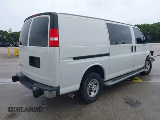 2021 Chevrolet Express Cargo with VIN 1GCWGAFP2M1204749, listed as a IAAI auction lot 42672844 with 57,795 mi miles and . Bid and sale history available at DreamBid. Image 4.