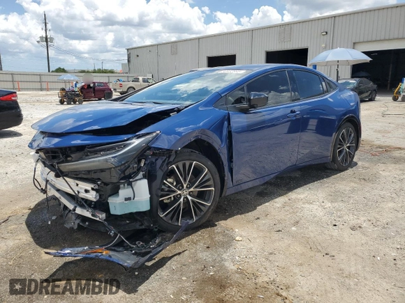2024 Toyota Prius LE with VIN JTDADABU9R3012478, listed as a Copart auction lot 60652895 with 6,859 mi miles and Salvage title. Bid and sale history available at DreamBid. Image 1.