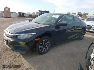 2017 Honda Civic Coupe LX with VIN 2HGFC4B57HH303741, listed as a IAAI auction lot 41685871 with 163,106 mi miles. Bid and sale history available at carsss.com. Image 2.