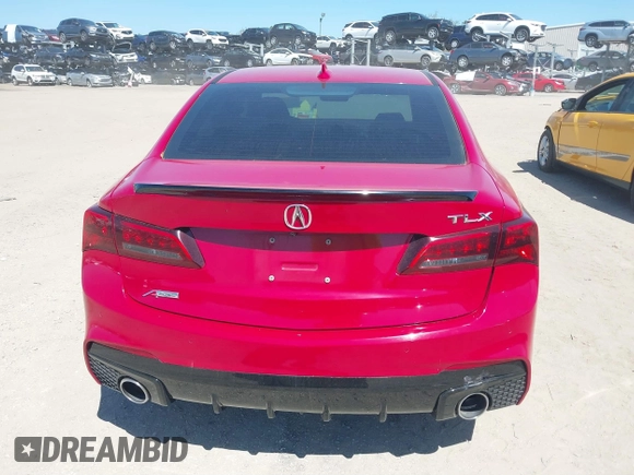 2018 Acura TLX w/A-SPEC Pkg with VIN 19UUB2F67JA007933, listed as a IAAI auction lot 41774816 with 68,823 mi miles. Bid and sale history available at carsss.com. Image 16.