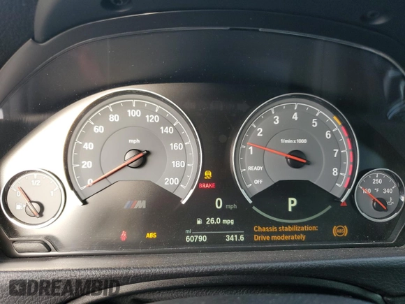 2017 BMW M4 with VIN WBS3R9C57HK709371, listed as a Copart auction lot 76764314 with 60,790 mi miles and Salvage Title. Bid and sale history available at carsss.com. Image 9.