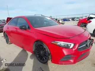 2019 Mercedes-Benz A 220 with VIN WDD3G4FB8KW018597, listed as a IAAI auction lot 41242218 with 37,144 mi miles and . Bid and sale history available at DreamBid. Image 1.